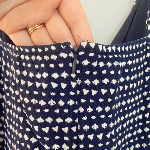 Blu Pepper - navy midi Dress - size Large - Picture 5 of 8